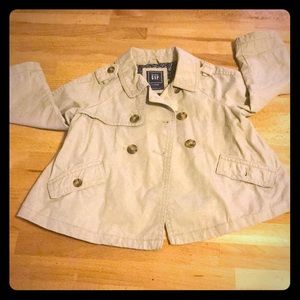 GAP Kids Jacket Trenchcoat (3T)- Khaki